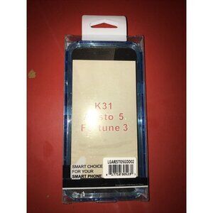 For LG Aristo 5 / K31 - Transparent Clear Heavy Duty Impact Rubber Armor Case